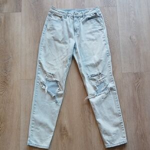 Rewash Size 7 Real Curve High Rise  Light Blue Denim Jeans